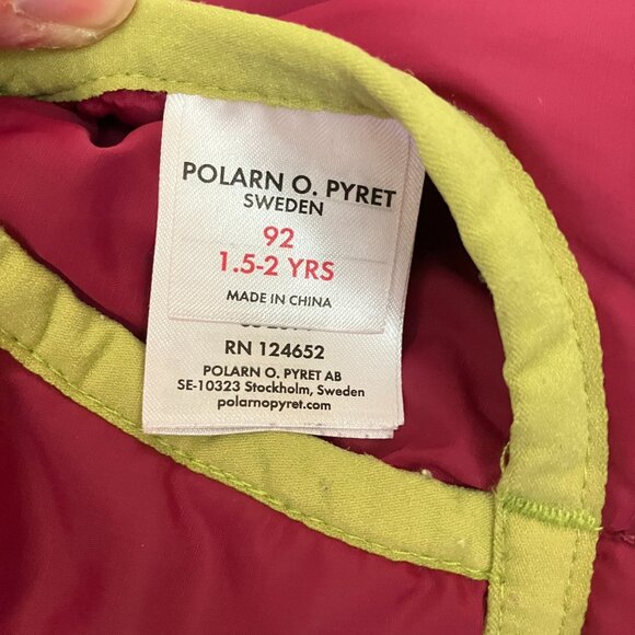 92cm Polarn O. Pyret Reversible Lightweight Puffer Jacket - Picture 4 of 6